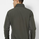 Men Khaki Straight-Cut Fitness Jacket